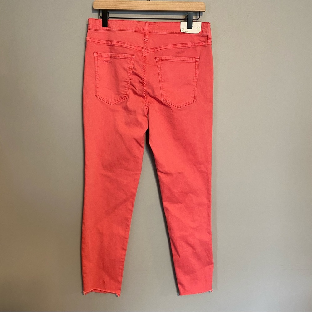 ELLA MOSS high rise pink skinny ankle jeans sz 29 - Picture 10 of 13